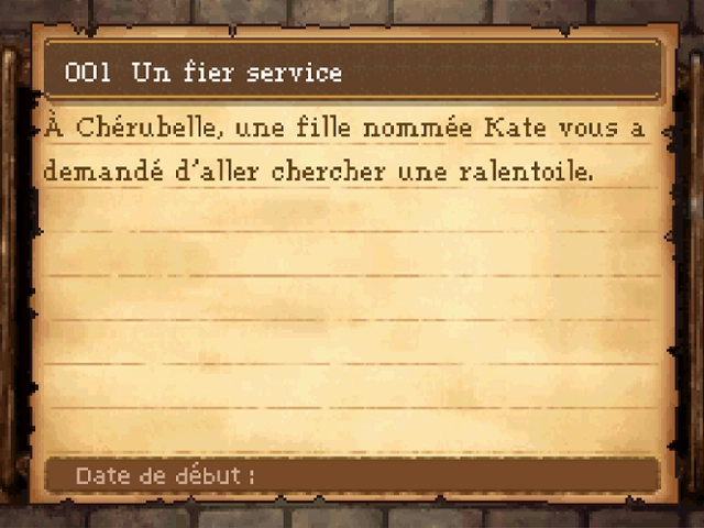 Quête : Un fier service